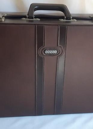 Винтажный кожаный портфель кейс3 фото