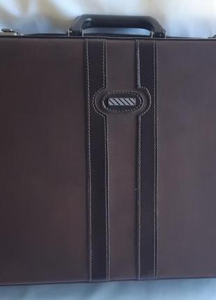 Винтажный кожаный портфель кейс4 фото