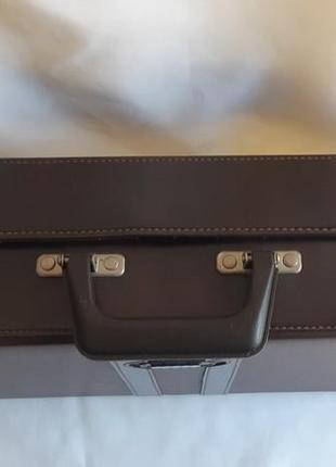 Винтажный кожаный портфель кейс6 фото