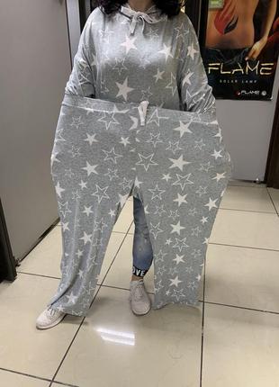 Мягусенькая пижама батал1 фото