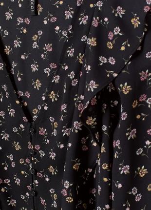Красивая блуза h&m индонезия цветы этикетка5 фото