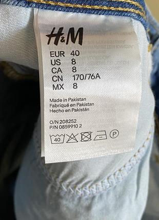 Шорти джинсові h&m m розмір8 фото