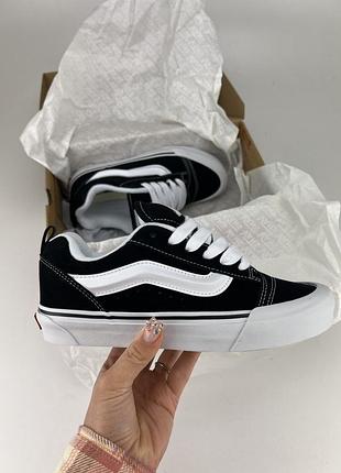 Vans knu skool vn0009qc6bt1 (vx999) кеди, оригінальні кеди венс жіночі чорні