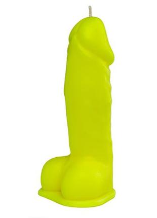 Свеча love flame - dildo l yellow fluor, cps01-yellow