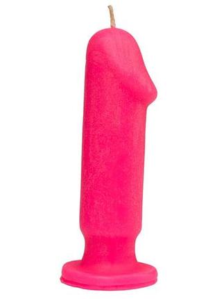Свічка love flame - dildo s pink fluor, cps04-pink