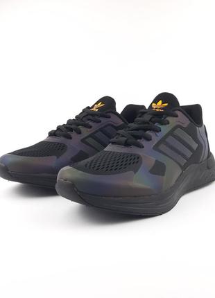 Кроссовки adidas xplr running shoes черные с неоном7 фото