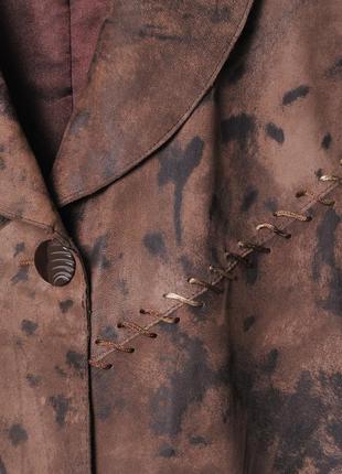 Стильна легка шкіряна курточка atlantis2 фото