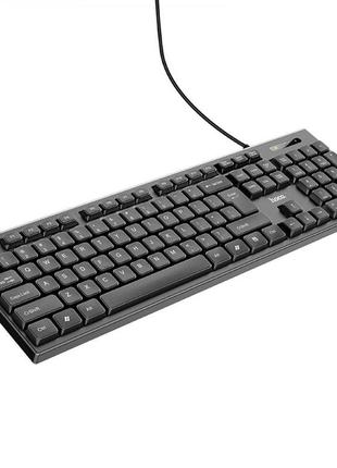 Проводная usb клавиатура hoco gm23 plug play 1.45 m черный
