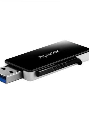 Usb-накопитель apacer ah350 64gb usb flash drive 3.2 64 гб black