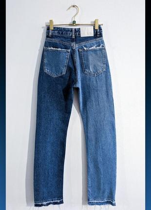 Джинси прямі з високою посадкою bershka denim jeans3 фото