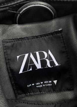 Косуха кожанка zara7 фото