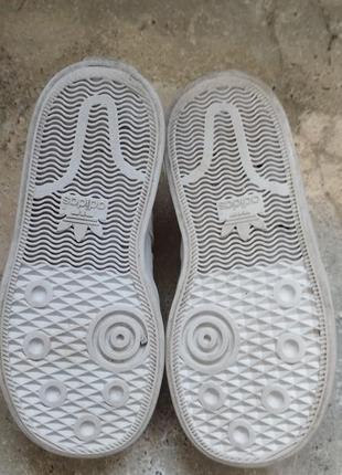 Белые детские кроссовки adidas nizza. р.245 фото
