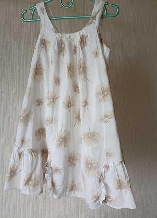Платье  батист  на подкладке на рост 116 см4 фото