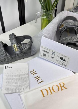 Сандалии в стиле christian dior6 фото