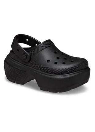 Шлепанцы crocs stomp на платформе