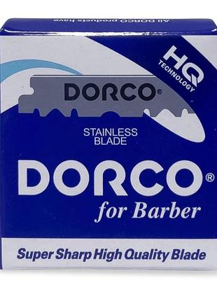 Лезвия половинки dorco for barber premium singl edge, 100 шт. / упак.