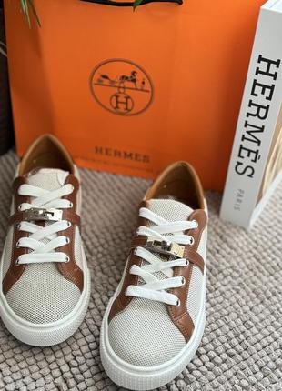 Кеды в стиле hermes