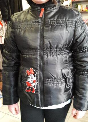 Распродажа куртка зимняя с капюшоном mini mouse теплая,  disney из сша2 фото