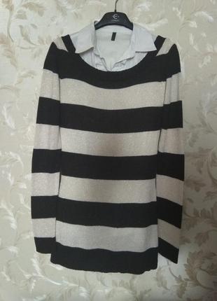 Стильний светр, туніка mango, р. xs,s 3