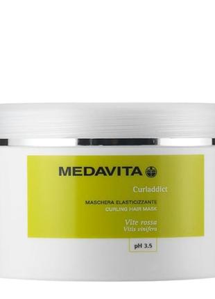 Маска для эластичности кудрявых волос medavita maschera elasticiz