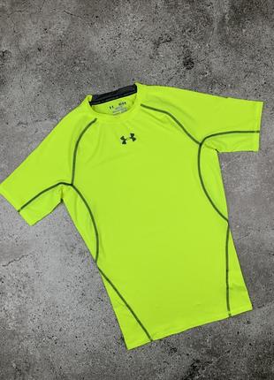 Чоловіча компресійна футболка under armour heat gear1 фото