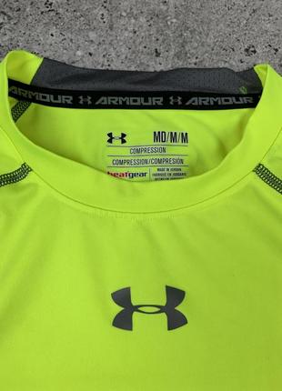 Чоловіча компресійна футболка under armour heat gear3 фото