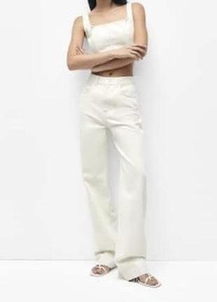 Джинсы штаны wide leg pull and bear