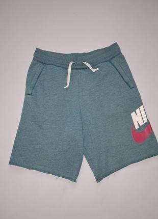 Шорти nike sportswear french terry men's shorts - green - ar2375-381