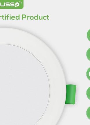 Світлодіодні вбудовані стельові світильники alusso