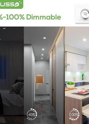 Світлодіодні вбудовані стельові світильники alusso