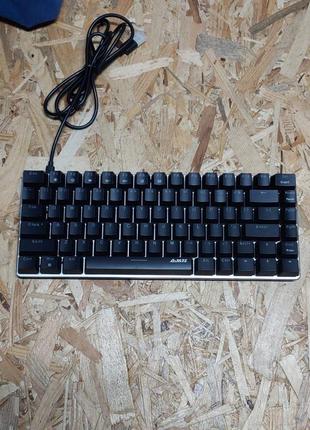 Б/у. механічна клавіатура ajazz ak33 geek rgb, розміщення клавіш 82