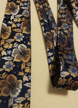 Високоякісна брендова стильна краватка peter werth 100% шовк1 фото