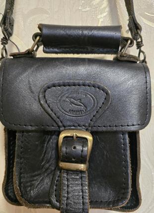Мужская сумочка кожа leather1 фото
