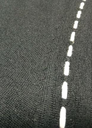 Черный пуловер с глубоким декольте 100% шерсть р. m, от s.oliver5 фото