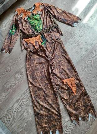 Карнавальный костюм на хеловин зомби george 7-8роков1 фото