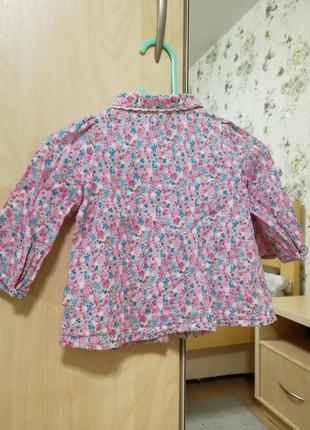 Легкая блуза next в цветочки2 фото