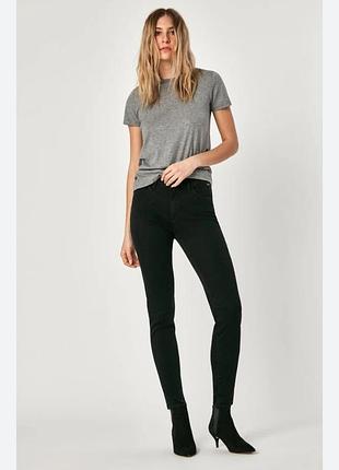 Новые брюки чёрные лосины  плотные размер 26