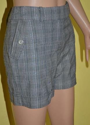 Сірі шорти костюмна тканина люрекс весна-осінь сірі шорти платна тканина костюмна