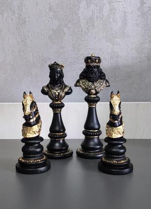 Смоляные статуэтки фигурки шахматные2 фото