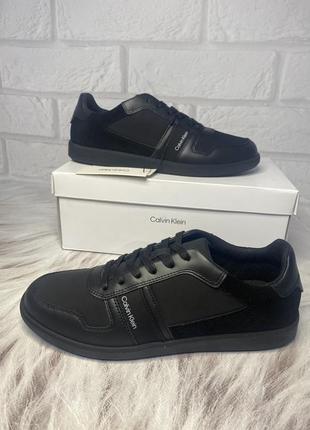 Мужские, кожаные кроссовки calvin klein, оригинал - 42р - 27,5 см1 фото