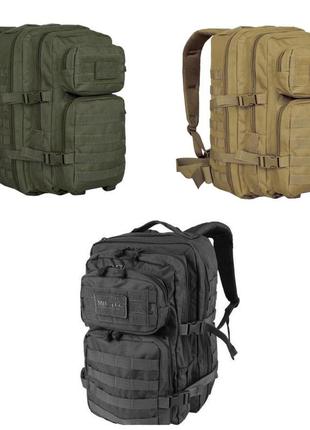 Тактичний рюкзак 36 л mil-tec assault (coyote, olive, black)