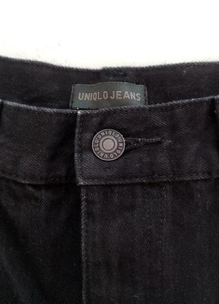 Шорти джинсові чорні uniqlo jeans шорти жіночі джинсові чорного кольору uniqlo шорти жіночі4 фото
