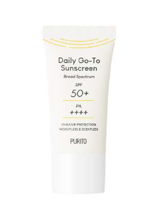 Purito daily go-to sunscreen spf 50 pa spf 50+ pa ++++ гибридный солнцезащитный крем