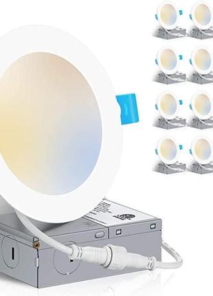 Надтонкі світлодіодні вбудовані світильники 3000k/4000k/5000k з регульованою яскравістю