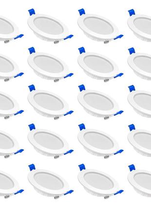 Aufun led вбудований прожектор flat 230 в 5 вт (без заводського паковання)