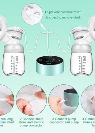 Б/у грудной насос, электрический насос для грудного вскармливания 3 режима