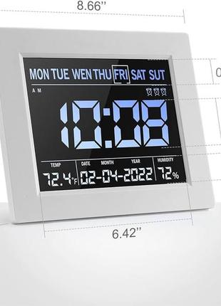 Будильник с цифровым календарем5 фото