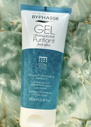 Гель для глубокого очищения лица byphasse purifying cleansing gel all skin types
