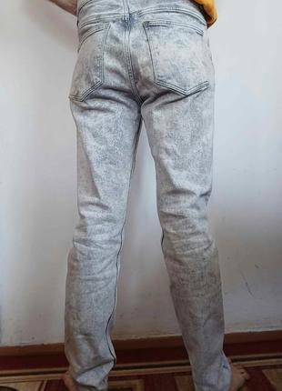 Білі джинси slim3 фото