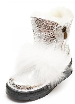 Кожаные зимние ботинки kemal pafi 1078016